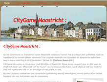 Tablet Screenshot of citygamemaastricht.nl